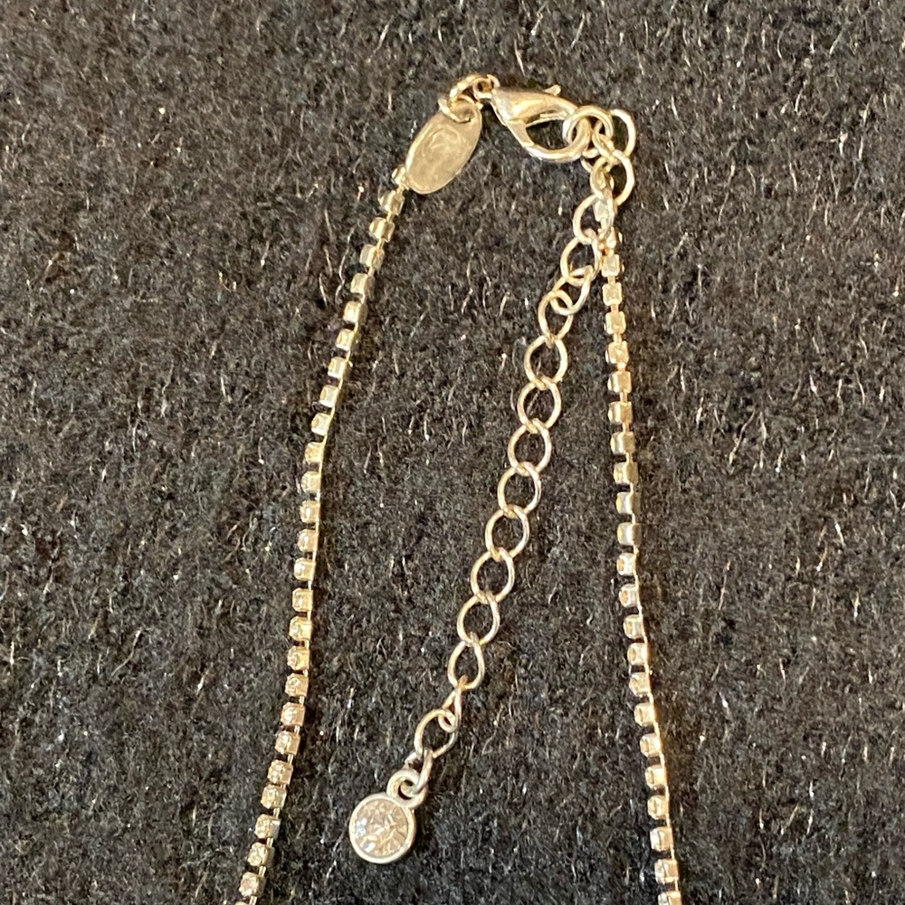 Delicate Rhinestone Necklace - Picture 3 of 3